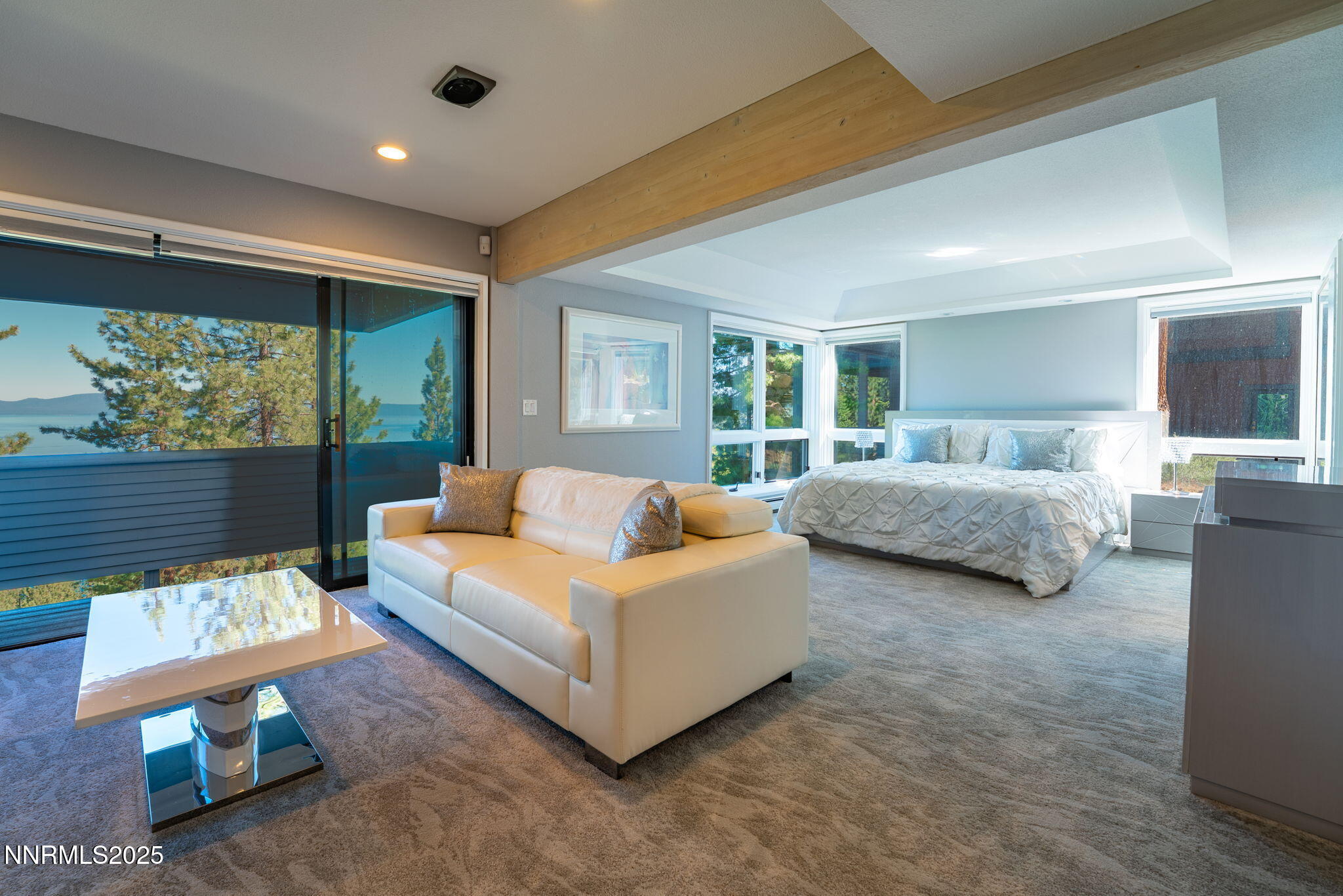 275 Chukkar Drive Glenbrook, NV 89413 - Photo 18 of 29 a spacious bedroom with a bed and large window