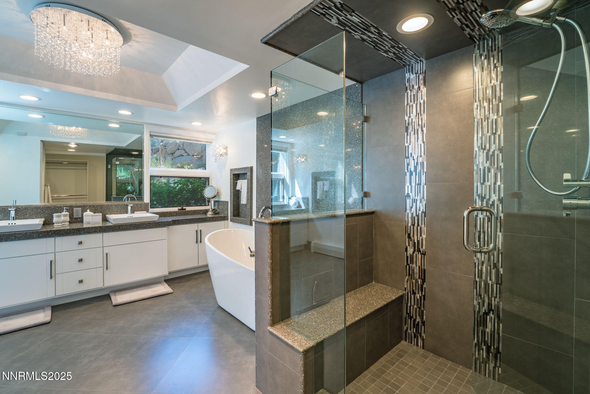 275 Chukkar Drive Glenbrook, NV 89413 - Photo 19 of 29 a large bathroom with a large tub and shower