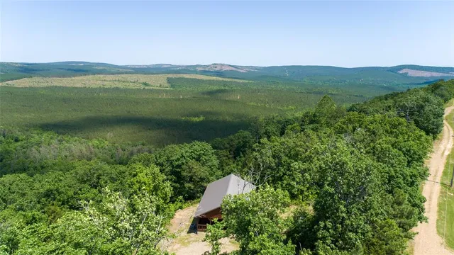 a view of lake with mountain