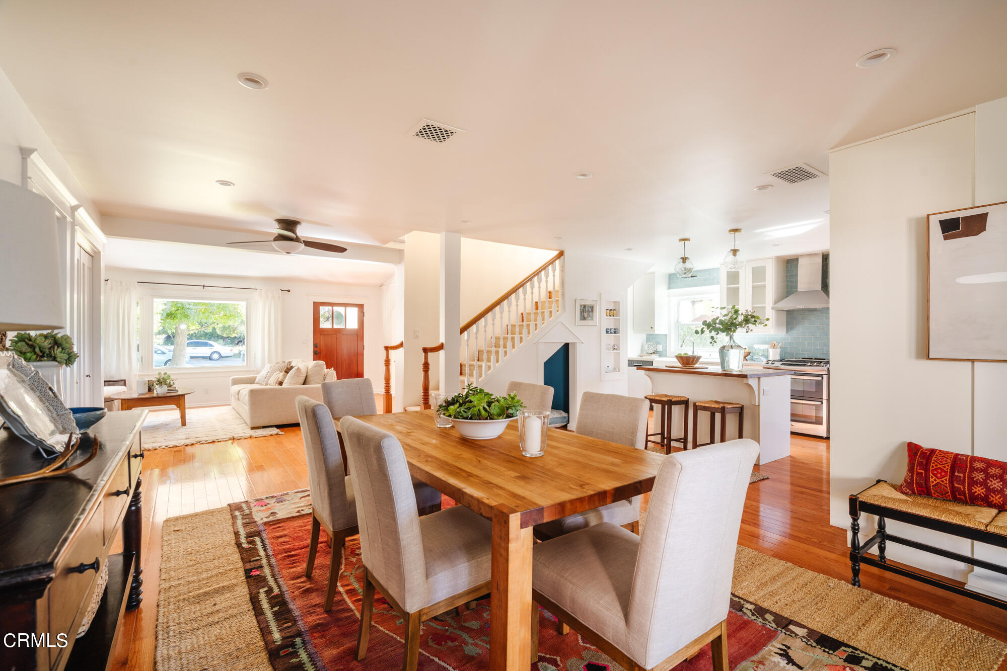 2089 Mar Vista Avenue Altadena, CA 91001 - Photo 10 of 32 a view of a dining room with furniture window and wooden floor