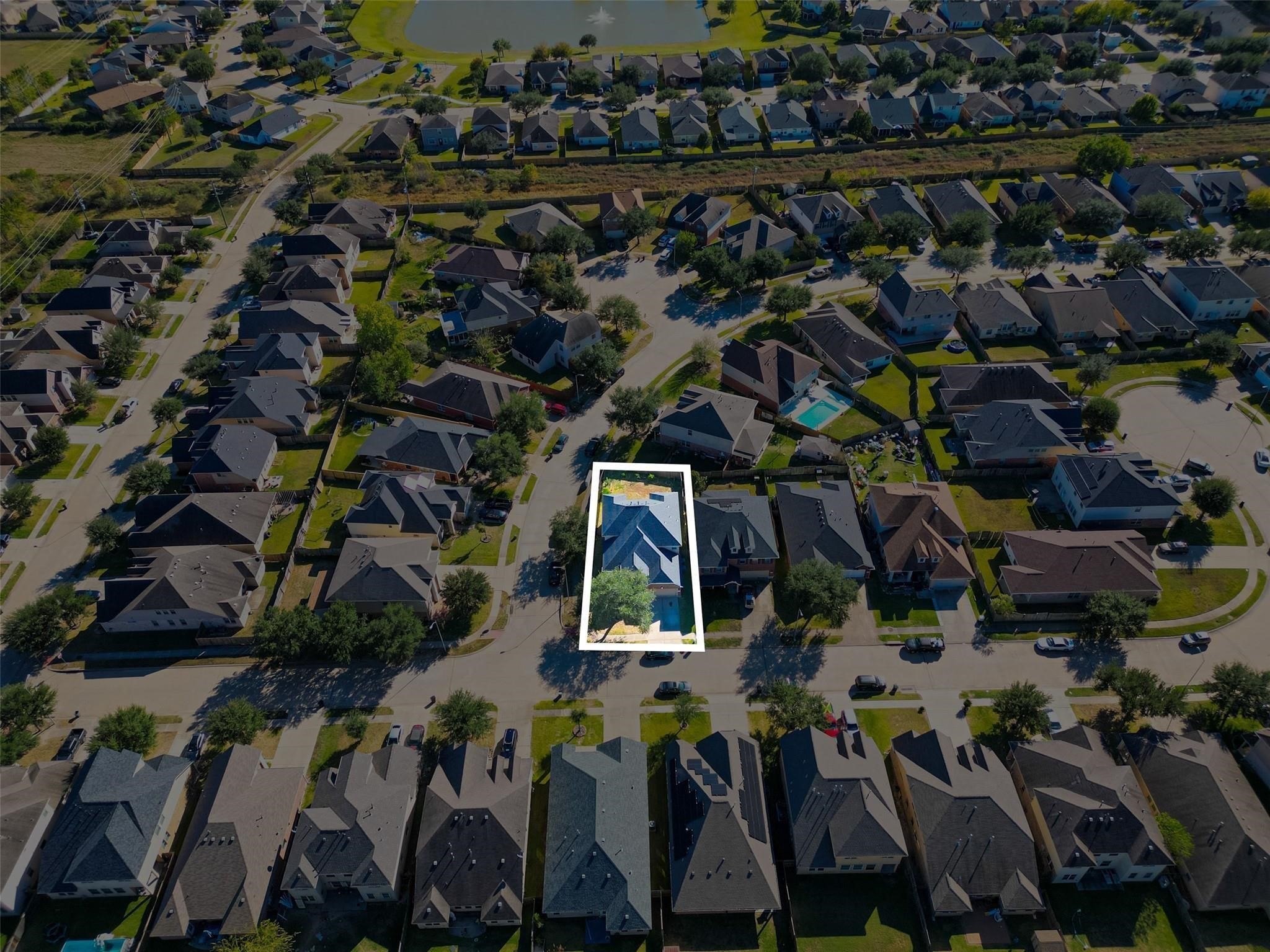21623 Mid Peak Way Katy, TX 77449 - Photo 2 of 38 an aerial view of a house with a yard