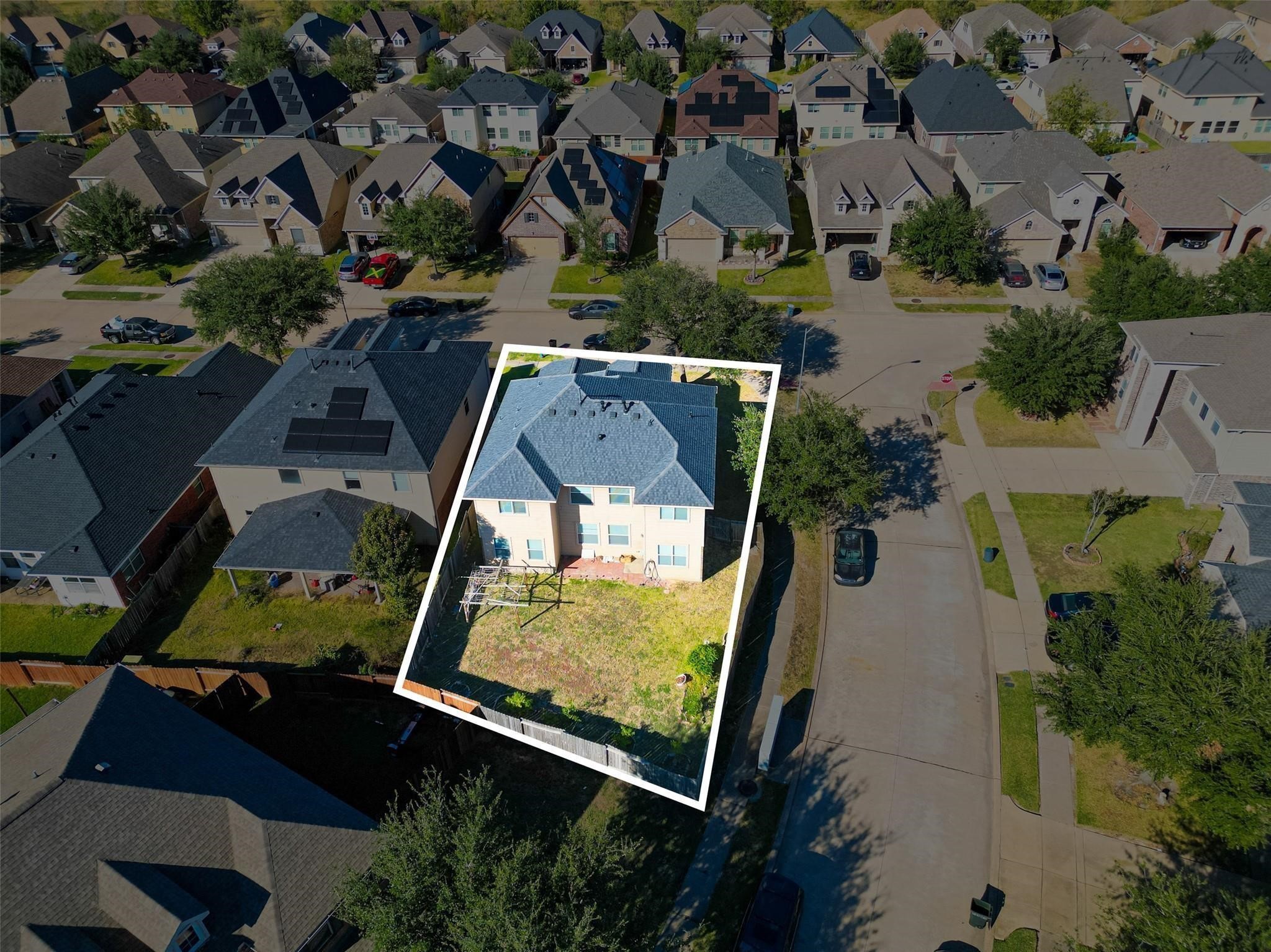 21623 Mid Peak Way Katy, TX 77449 - Photo 36 of 38 an aerial view of residential houses with outdoor space