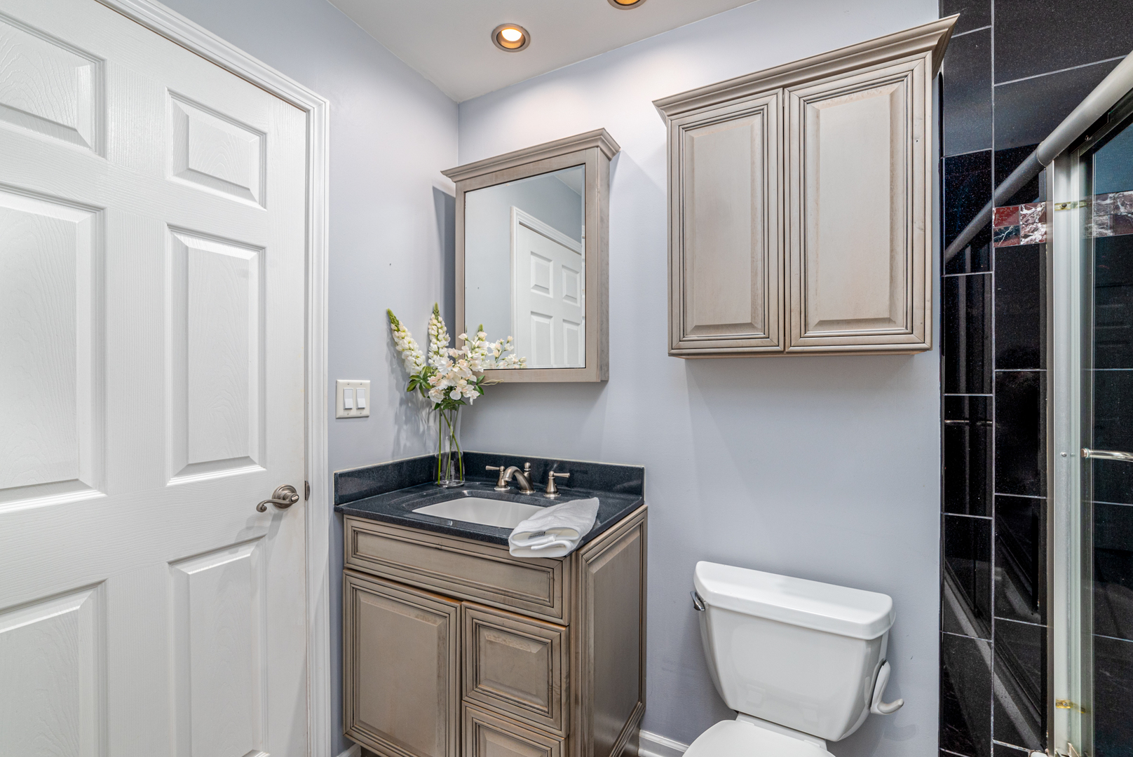 350 Chaparral Circle Elgin, IL 60120 - Photo 16 of 28 a bathroom with a toilet a sink and a mirror