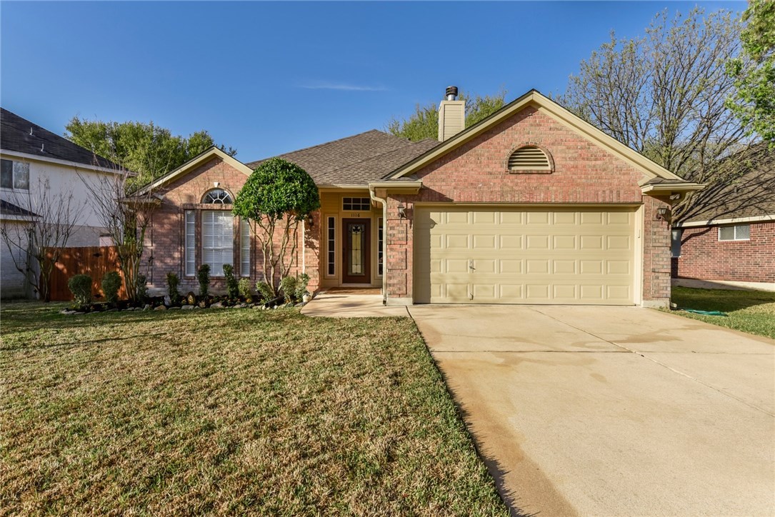 1116 Red Ranch Circle Cedar Park, TX 78613 - Photo 1 of 1 a front view of a house with a yard