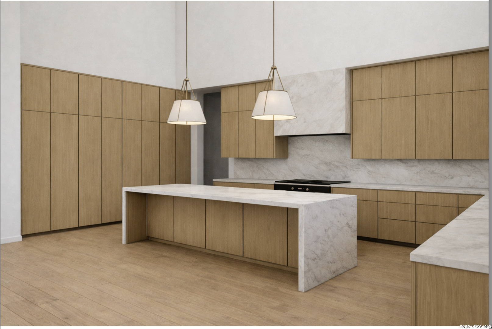 771 Early Rdg Road Bulverde, TX 78163 - Photo 14 of 26 a kitchen with kitchen island granite countertop a stove a sink a counter space and cabinets