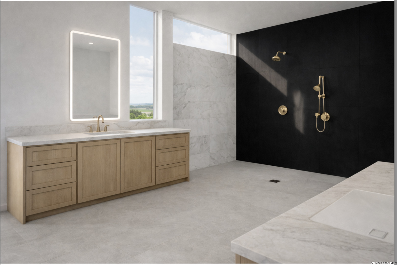 771 Early Rdg Road Bulverde, TX 78163 - Photo 19 of 26 a bathroom with a sink and mirror