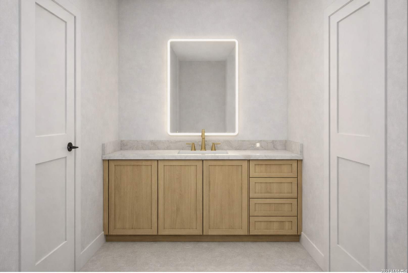 771 Early Rdg Road Bulverde, TX 78163 - Photo 21 of 26 a bathroom with a sink and a mirror