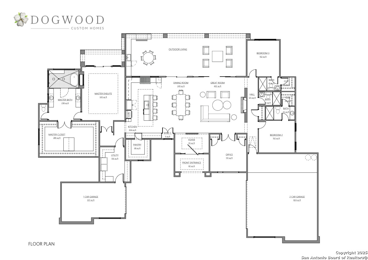 771 Early Rdg Road Bulverde, TX 78163 - Photo 6 of 26 a picture of a floor plan