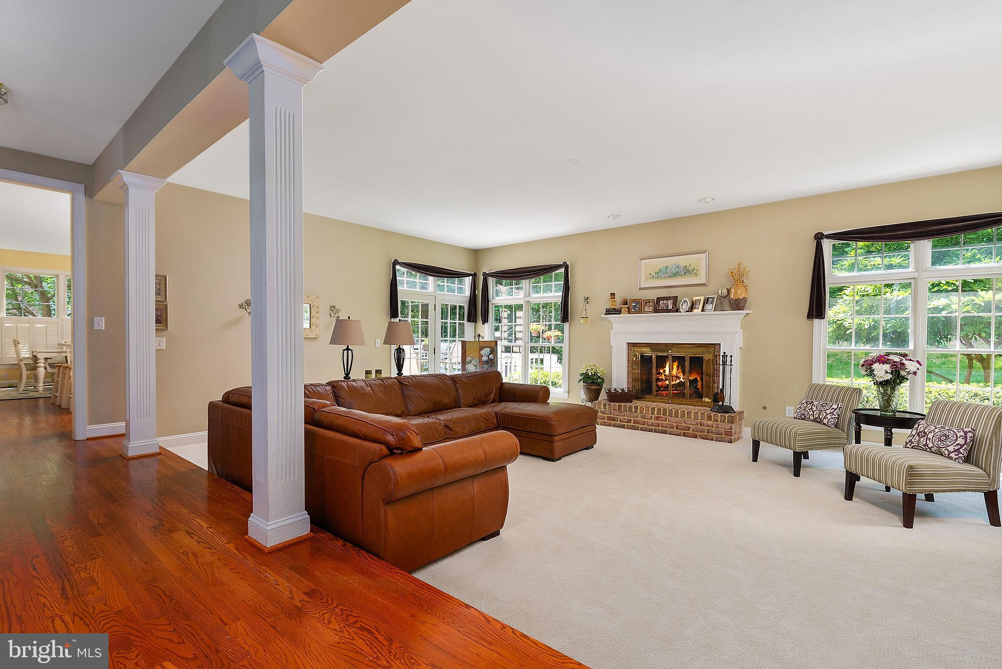 3203 Homewood Road Davidsonville, MD 21035 - Photo 11 of 49 Expansive family room with new carpeting