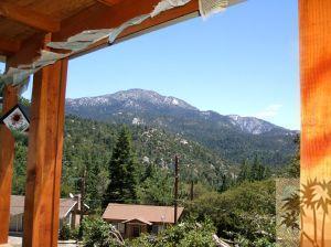 52901 Pine Cove Road, Unit 22 Idyllwild, CA 92549 - Photo 12 of 15 a view of a back yard from a balcony