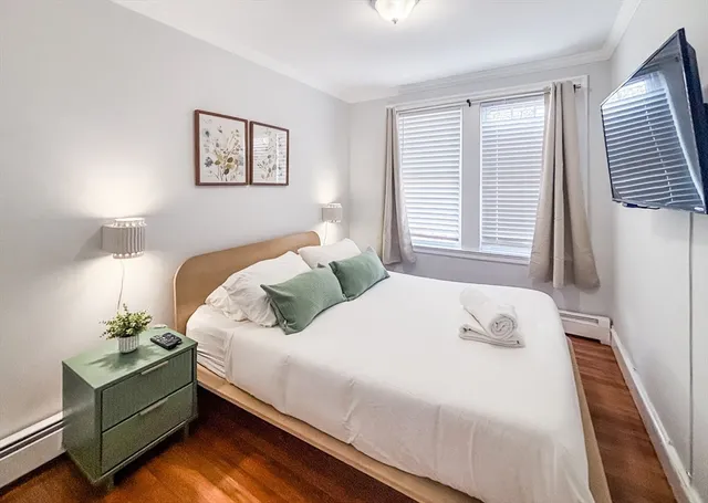 a view of livingroom with hardwood floor and window