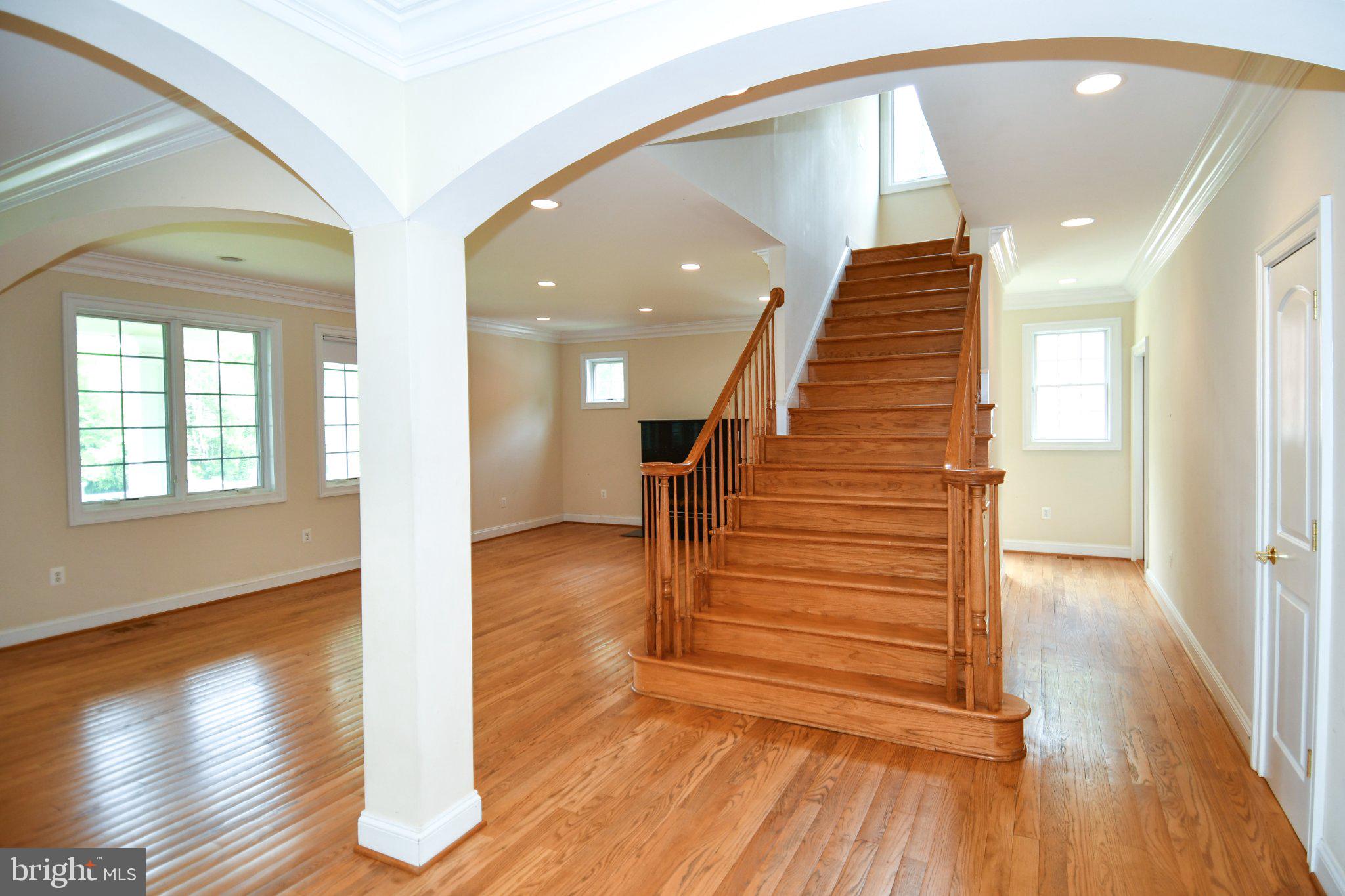 1924 Leonard Road Falls Church, VA 22043 - Photo 26 of 61 Spacious entryway with elegant staircase.