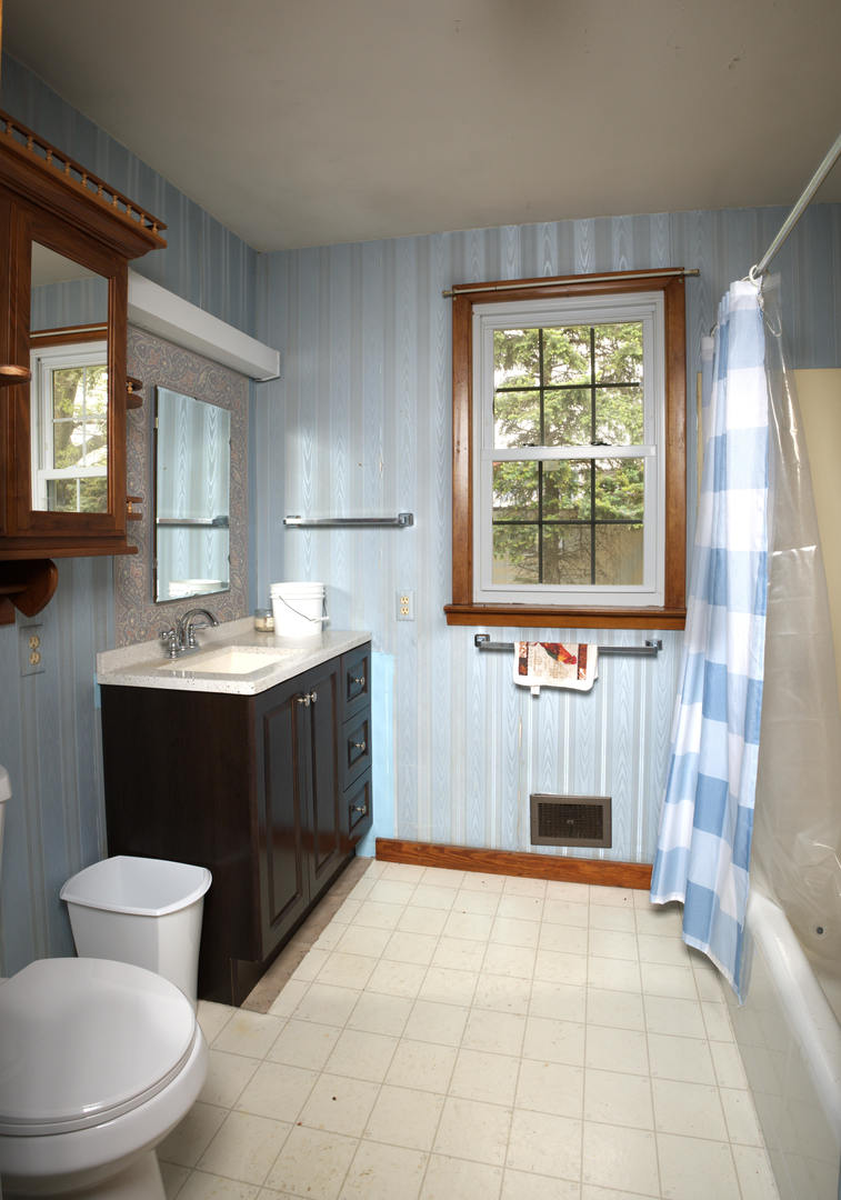 9896 Lincoln Road Morrison, IL 61270 - Photo 9 of 38 a bathroom with a sink a toilet and tub