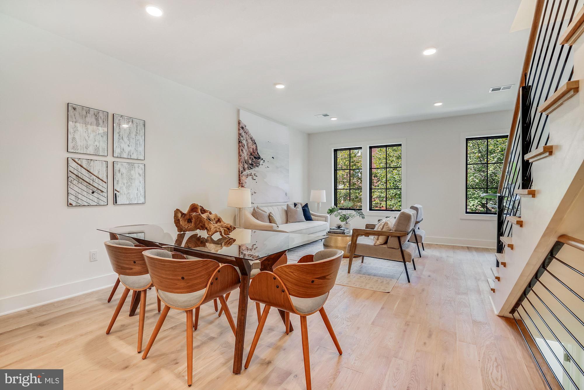2021 3rd Street Northeast, Unit 2 Washington, DC 20002 - Photo 5 of 20 Separate but open dining area