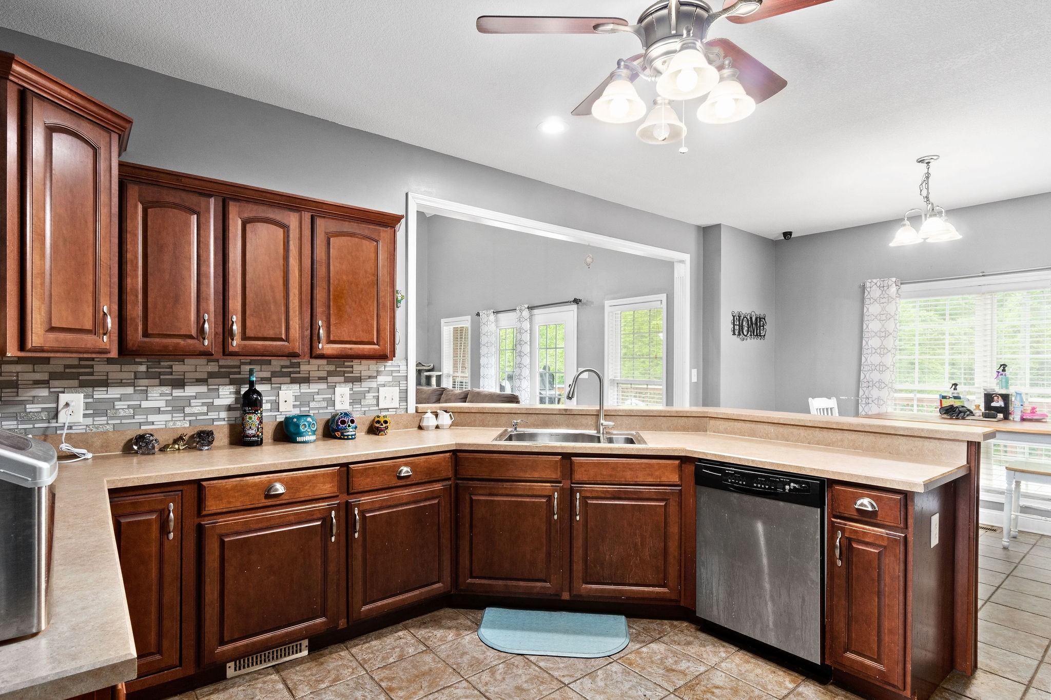 2458 Carroll Road Palmyra, TN 37142 - Photo 11 of 35 a kitchen with a sink and a stove