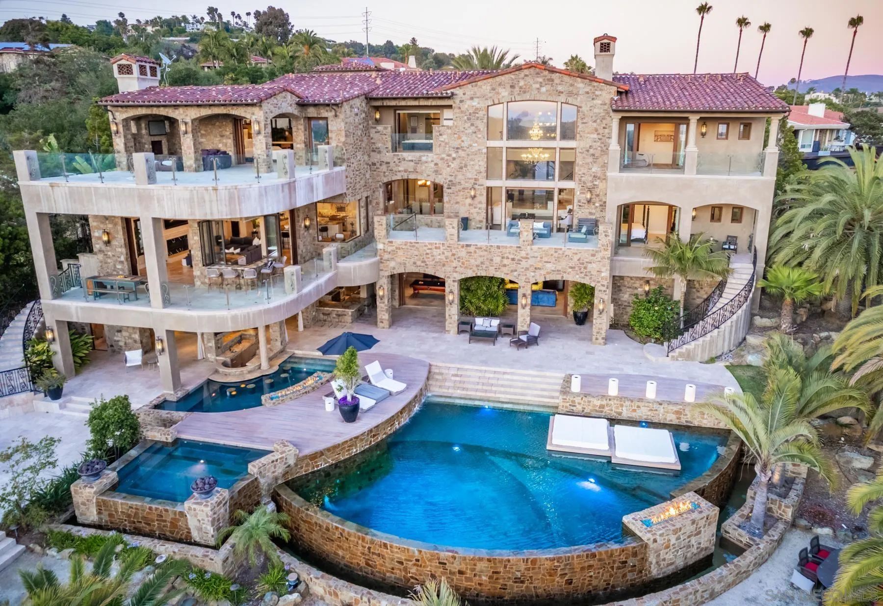 2647 Marmol Court Carlsbad, CA 92009 - Photo 31 of 35 a view of a house with swimming pool and sitting area