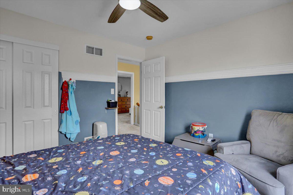 7 Kantner Lane North Reading, PA 19607 - Photo 31 of 50 a bedroom with bed and a closet