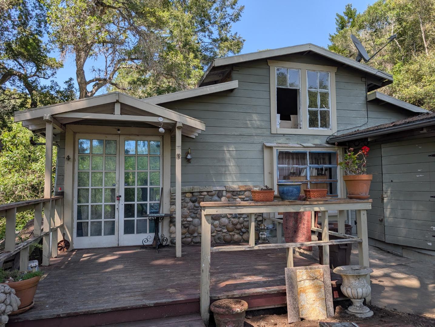 4576 Paul Sweet Road Santa Cruz, CA 95065 - Photo 24 of 29 a front view of a house with porch