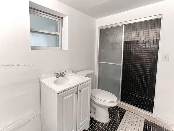 a view of a brick building