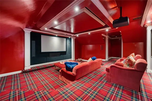 a view of the back yard of the house