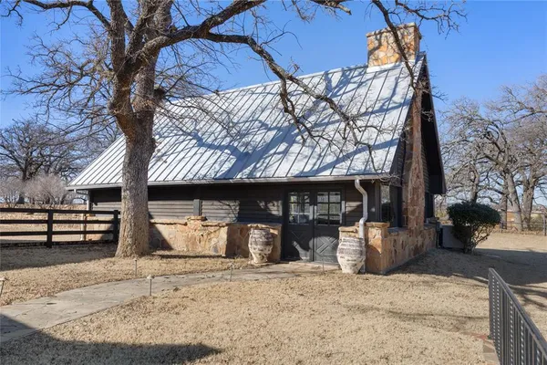 a outdoor space with patio furniture