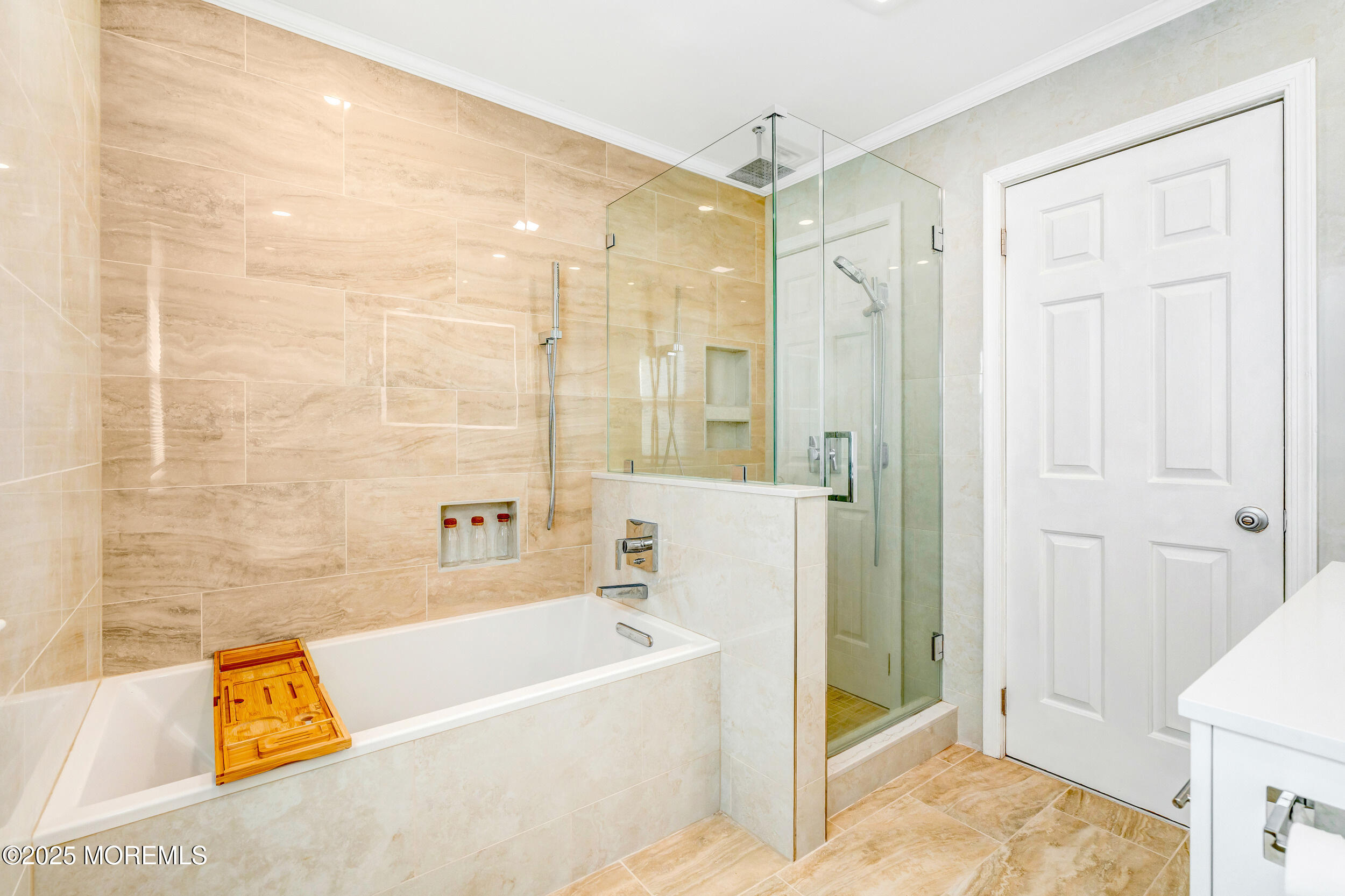 7 Oak Tree Lane Asbury Park, NJ 07712 - Photo 38 of 45 a bathroom with a bathtub and a shower