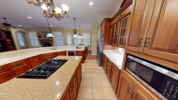 a view of hallway with stairs