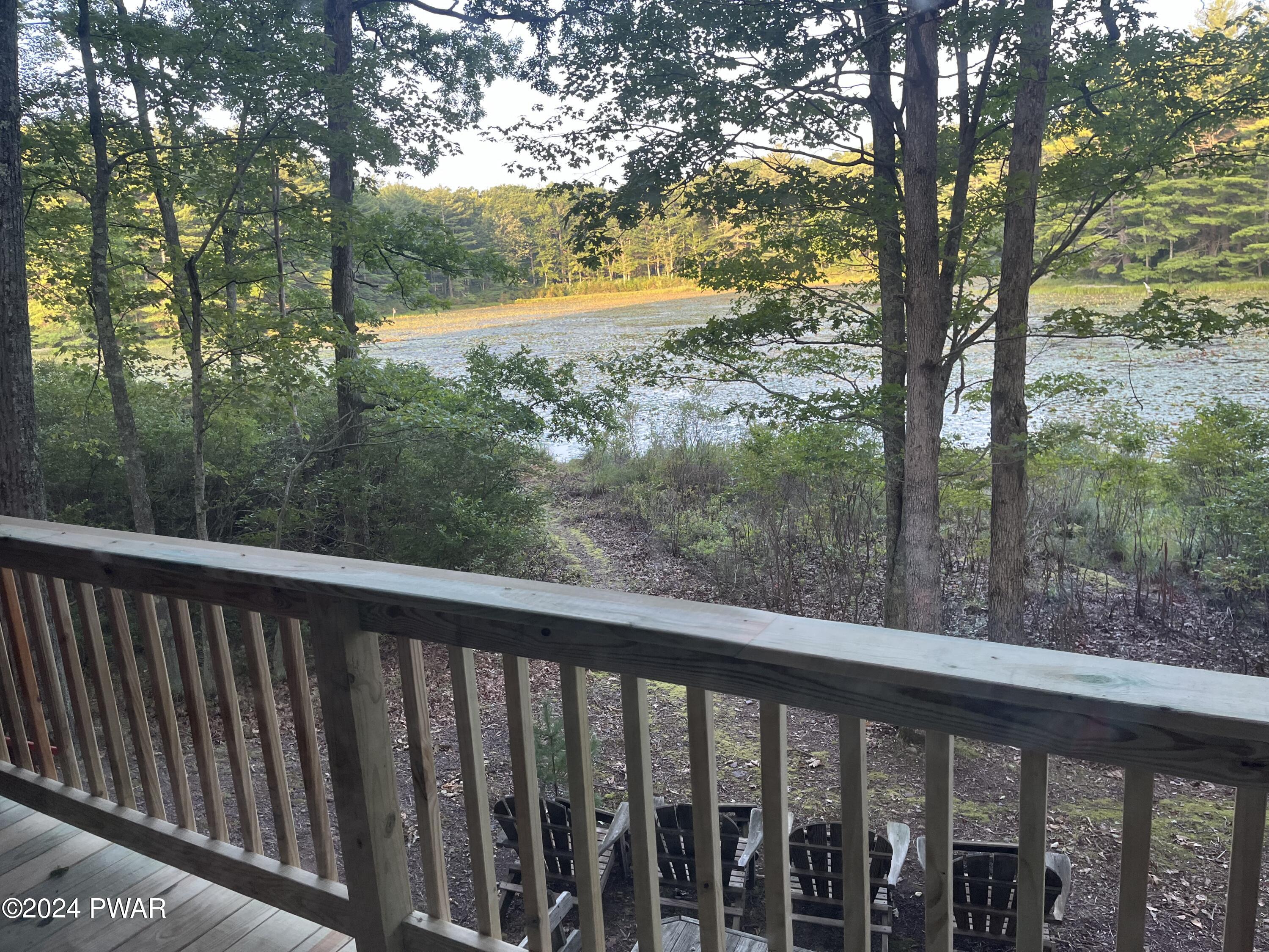 185 Whitney Lake Road Hawley, PA 18428 - Photo 16 of 29 View from Bedroom Balcony