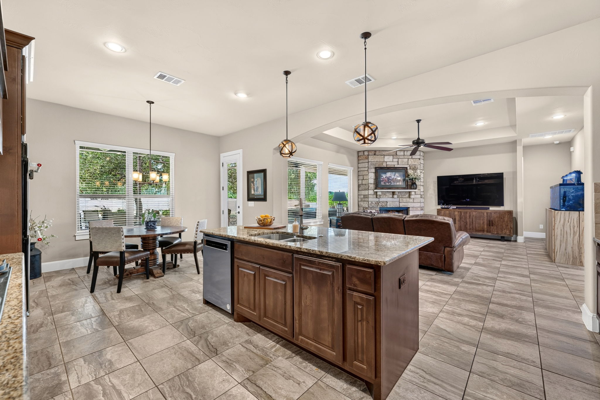 105 Coopers Hill Road Georgetown, TX 78633 - Photo 14 of 40 a kitchen with lots of counter top space