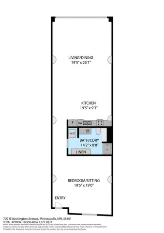 $3,295 | 700 North Washington Avenue, Unit 210, Minneapolis, MN 55401