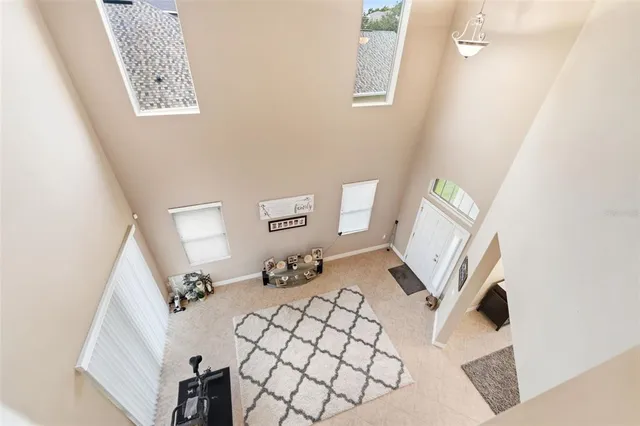 a bedroom with furniture and a bed