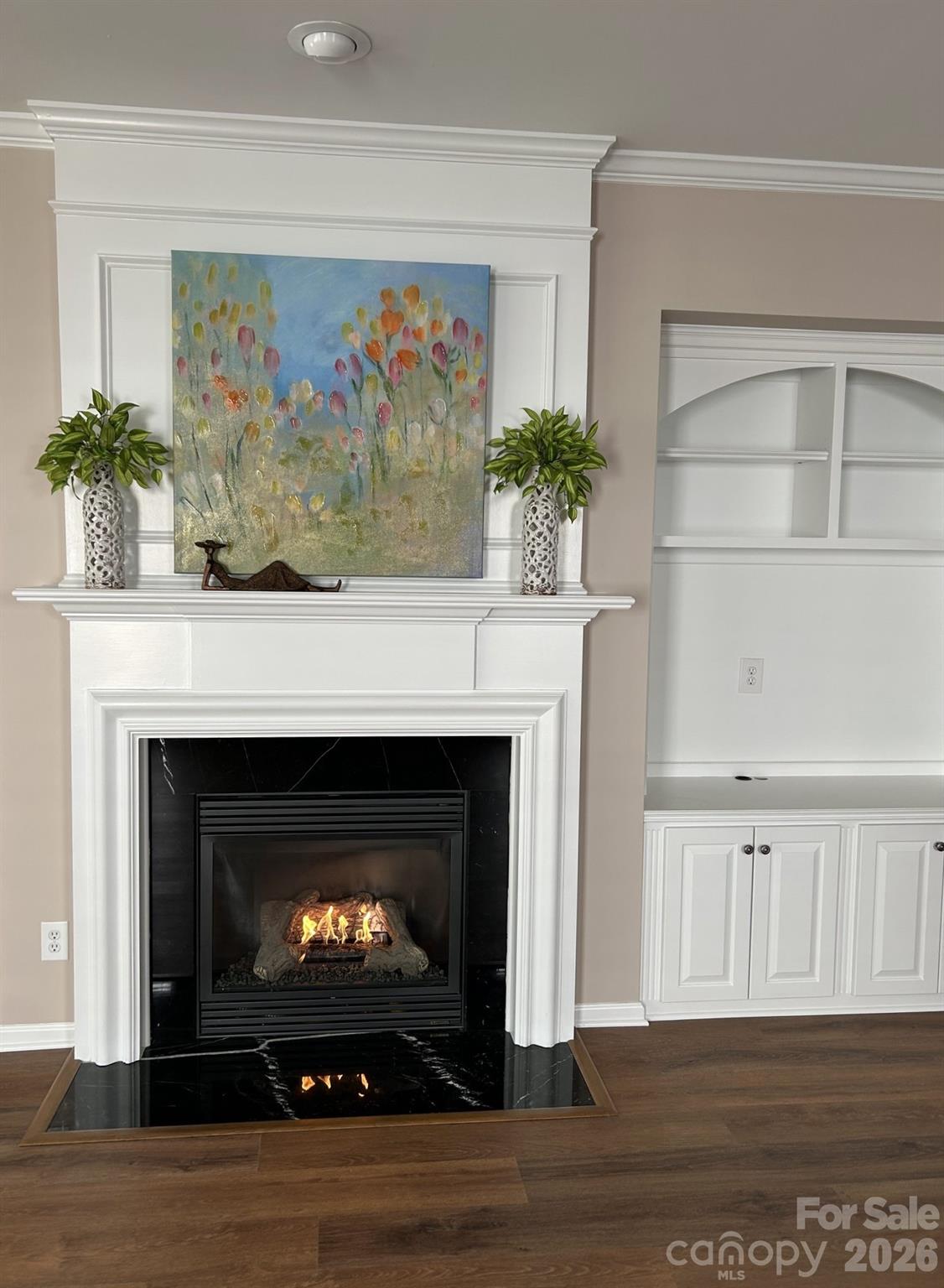 52062 Longspur Lane Fort Mill, SC 29707 - Photo 11 of 31 a living room with a fireplace and a potted plant