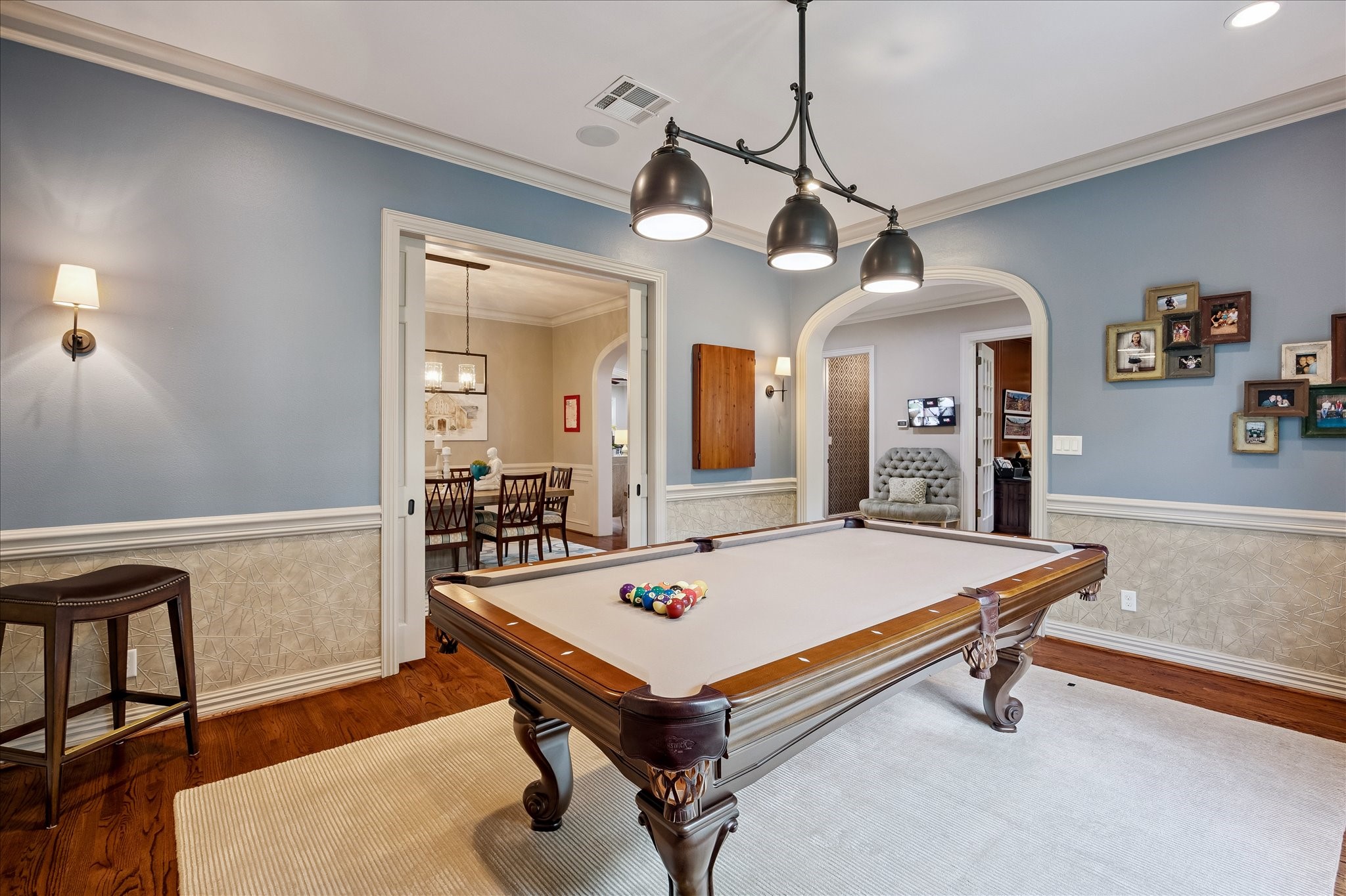 6358 Auden Street Houston, TX 77005 - Photo 8 of 50 a room with pool table and wooden floor