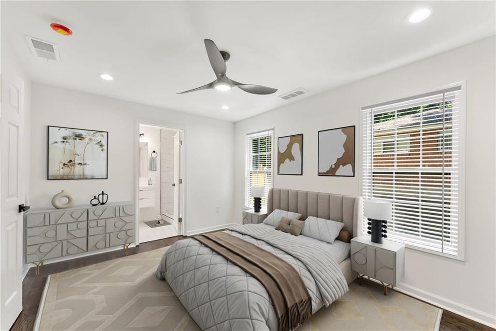 3406 Longleaf Drive Decatur, GA 30032 - Photo 14 of 29 a bed room with a bed and a couch