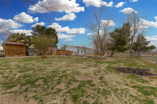a view of open area with tree s