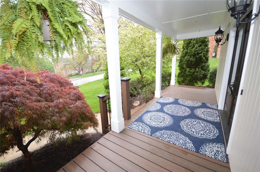 The rebuilt front porch is great for that morning cup of joe as you watch the world go by.