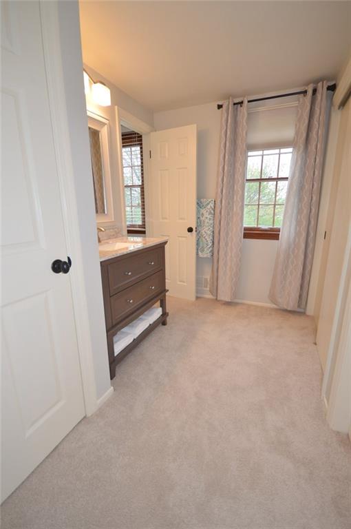 107 Yorktown Road Canonsburg, PA 15317 - Photo 15 of 25 The master bath boasts a private sink and vanity area, nice closets and a private water closet and bath area. The shower has very cool, large subway tile. Beautiful herringbone marble tile flooring.