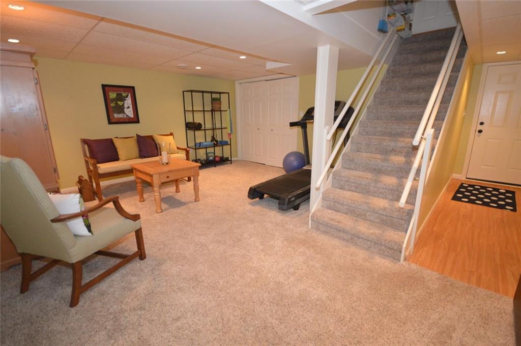 107 Yorktown Road Canonsburg, PA 15317 - Photo 20 of 25 Can you say Man Cave? The finished lower level offers just that!
