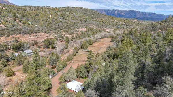 a view of a city with mountain view