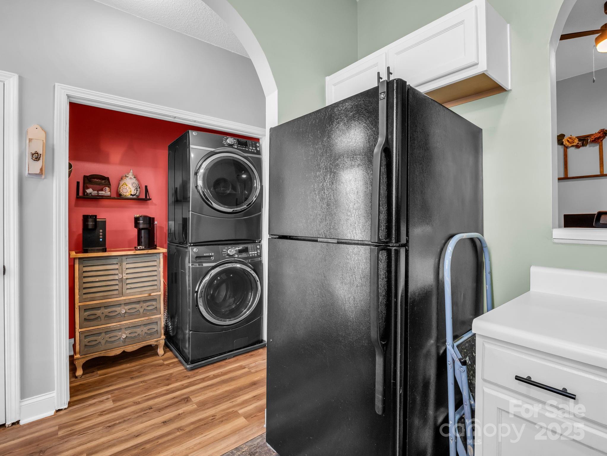 6103 Dane Drive Dallas, NC 28034 - Photo 14 of 29 a utility room with dryer and washer