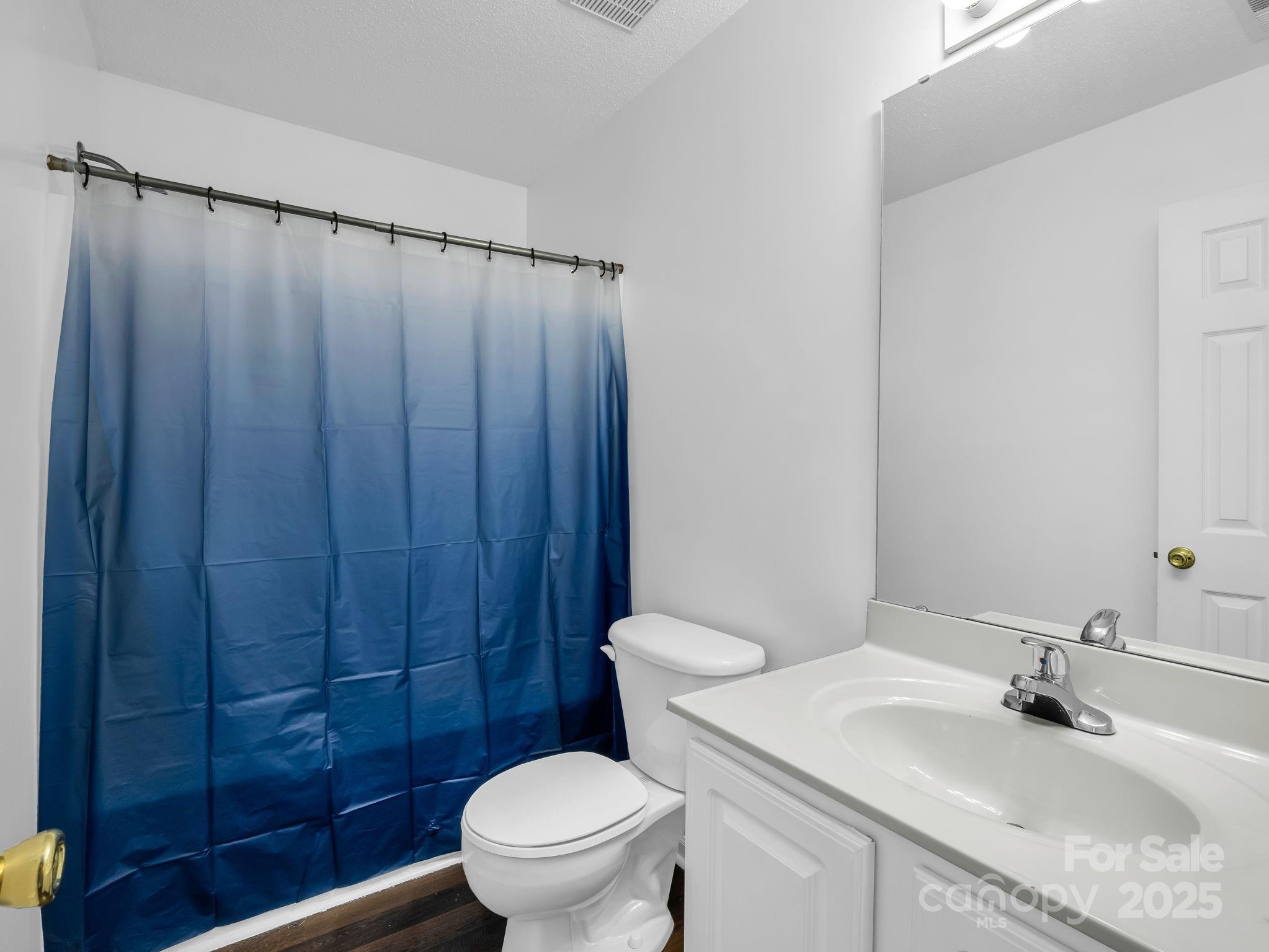 6103 Dane Drive Dallas, NC 28034 - Photo 22 of 29 a bathroom with a sink a toilet and shower