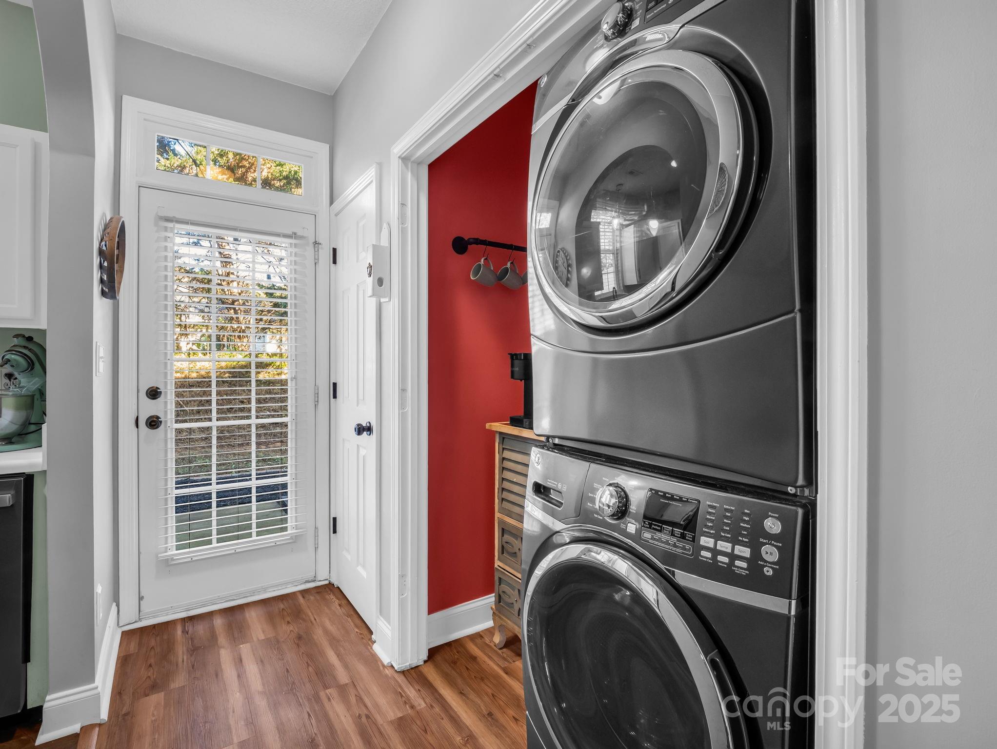 6103 Dane Drive Dallas, NC 28034 - Photo 8 of 29 a view of a bedroom with washer and dryer