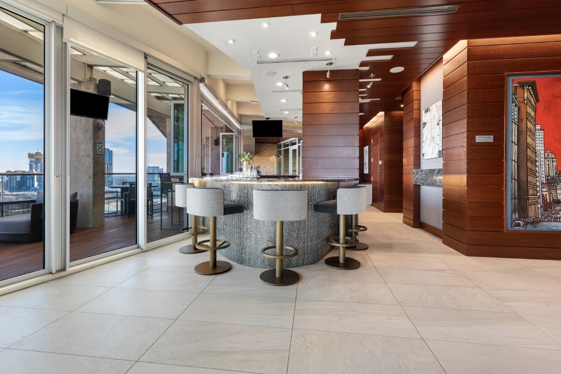 214 Barton Springs Road, Unit 922 Austin, TX 78704 - Photo 19 of 20 a view of a lobby with furniture and a window