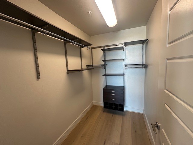 214 Barton Springs Road, Unit 922 Austin, TX 78704 - Photo 10 of 20 a view of walk in closet with empty racks