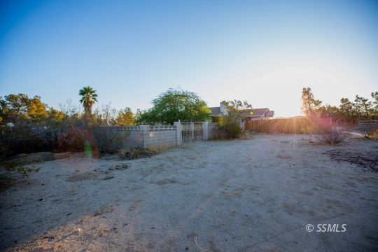 2007 Pickrell Street Ridgecrest, CA 93555 - Photo 35 of 37 a view of a dry yard with trees