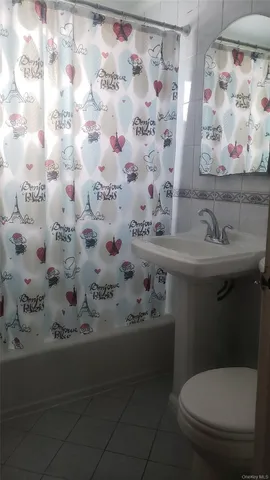 a bathroom with a sink and toilet