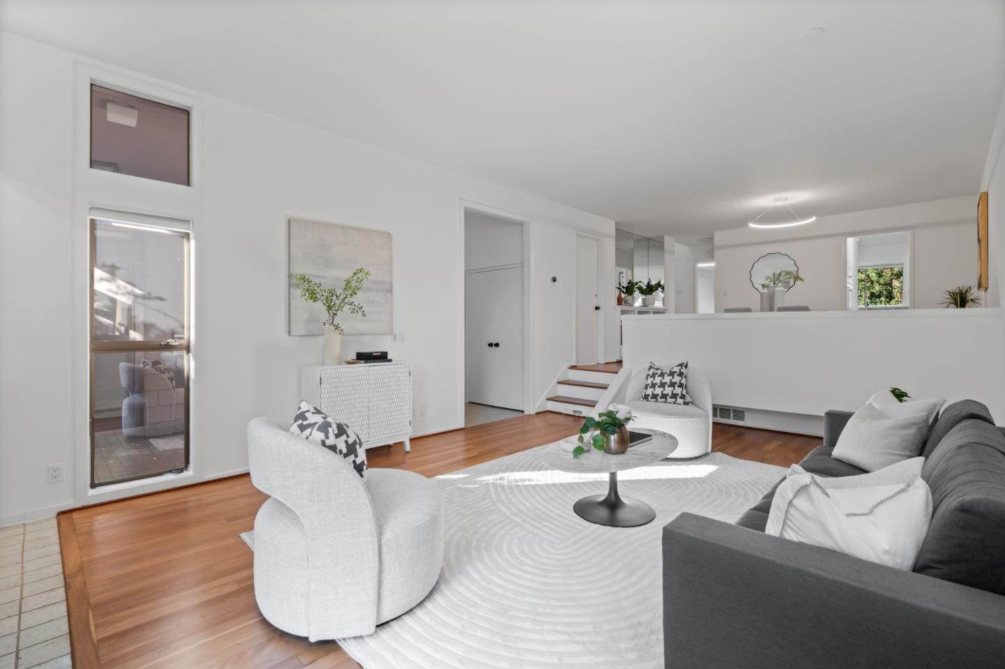 2146 Sand Hill Road Menlo Park, CA 94025 - Photo 5 of 40 a living room with furniture and wooden floor
