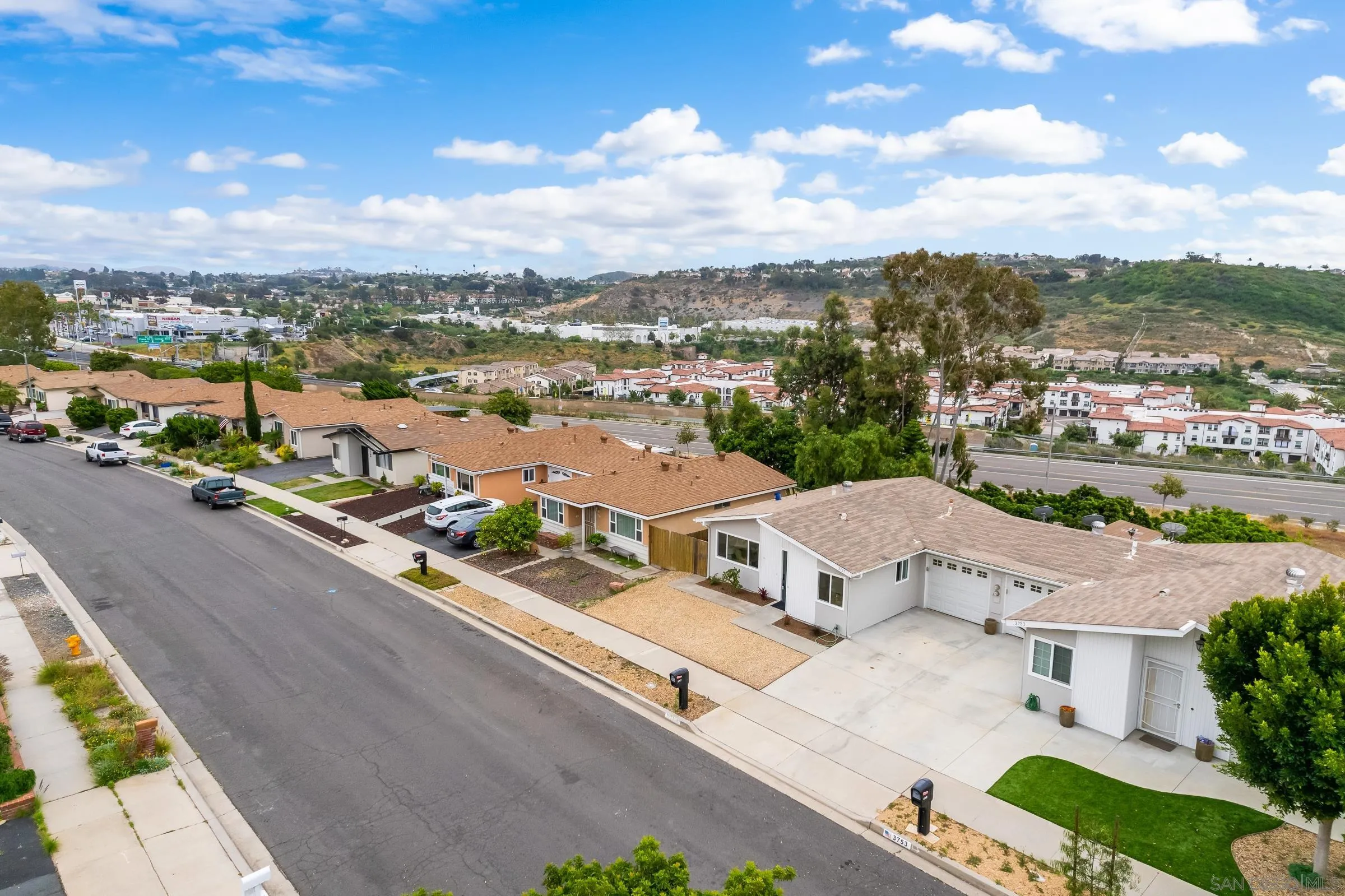 3757 Gail Drive Oceanside, CA 92056 - Photo 25 of 27 an aerial view of residential houses with outdoor space