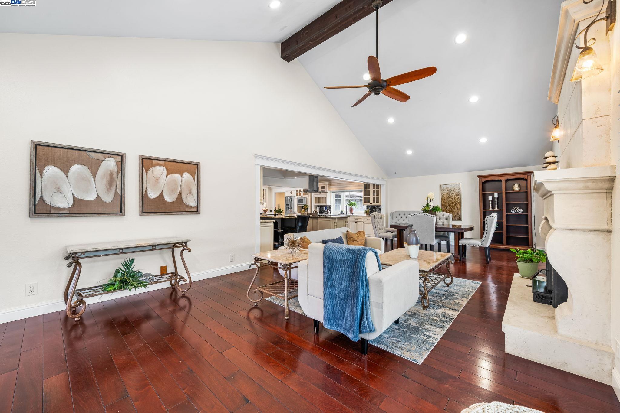26928 Palomares Road Castro Valley, CA 94552 - Photo 20 of 58 a living room with furniture and a wooden floor