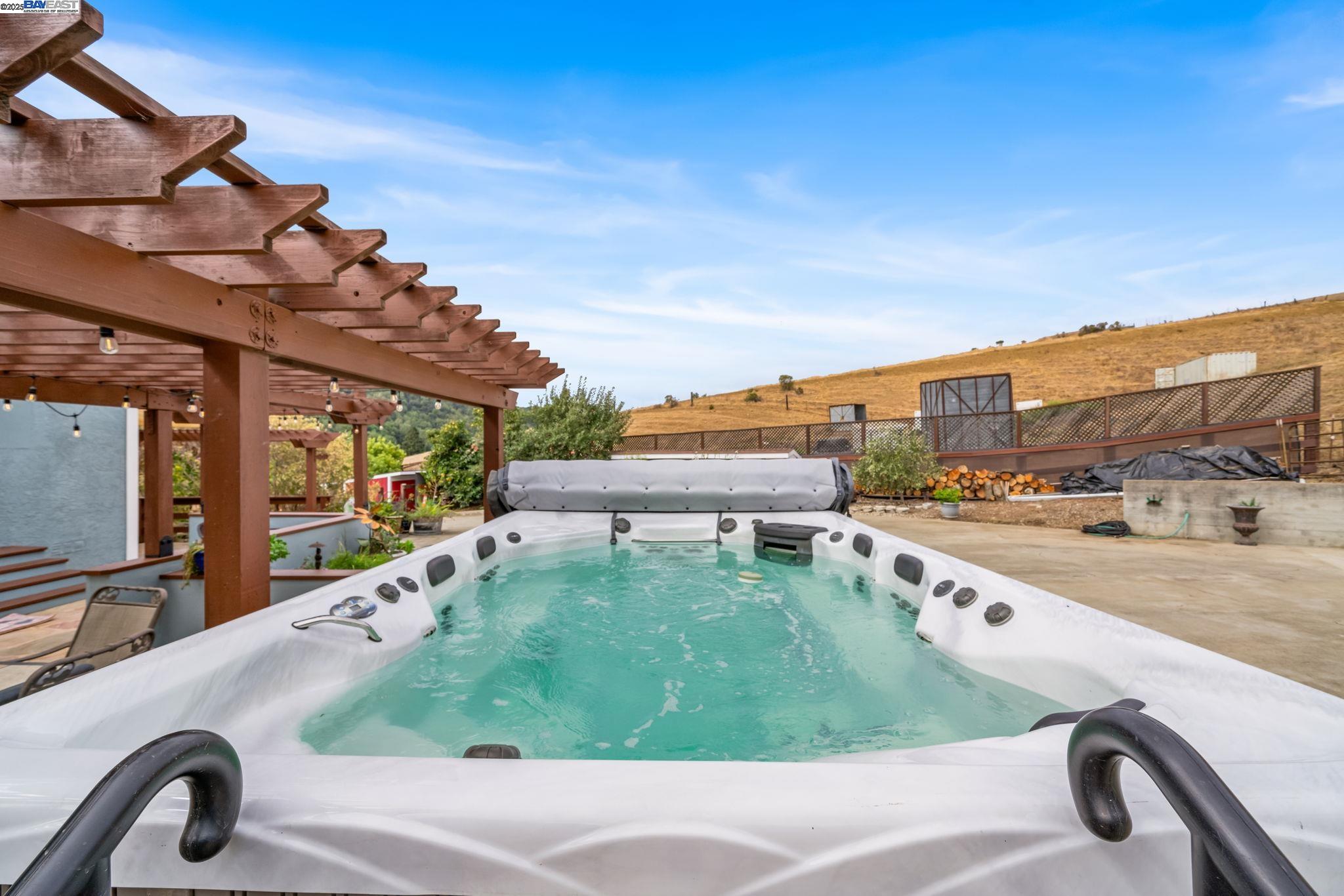 26928 Palomares Road Castro Valley, CA 94552 - Photo 55 of 58 a swimming pool with outdoor seating and yard